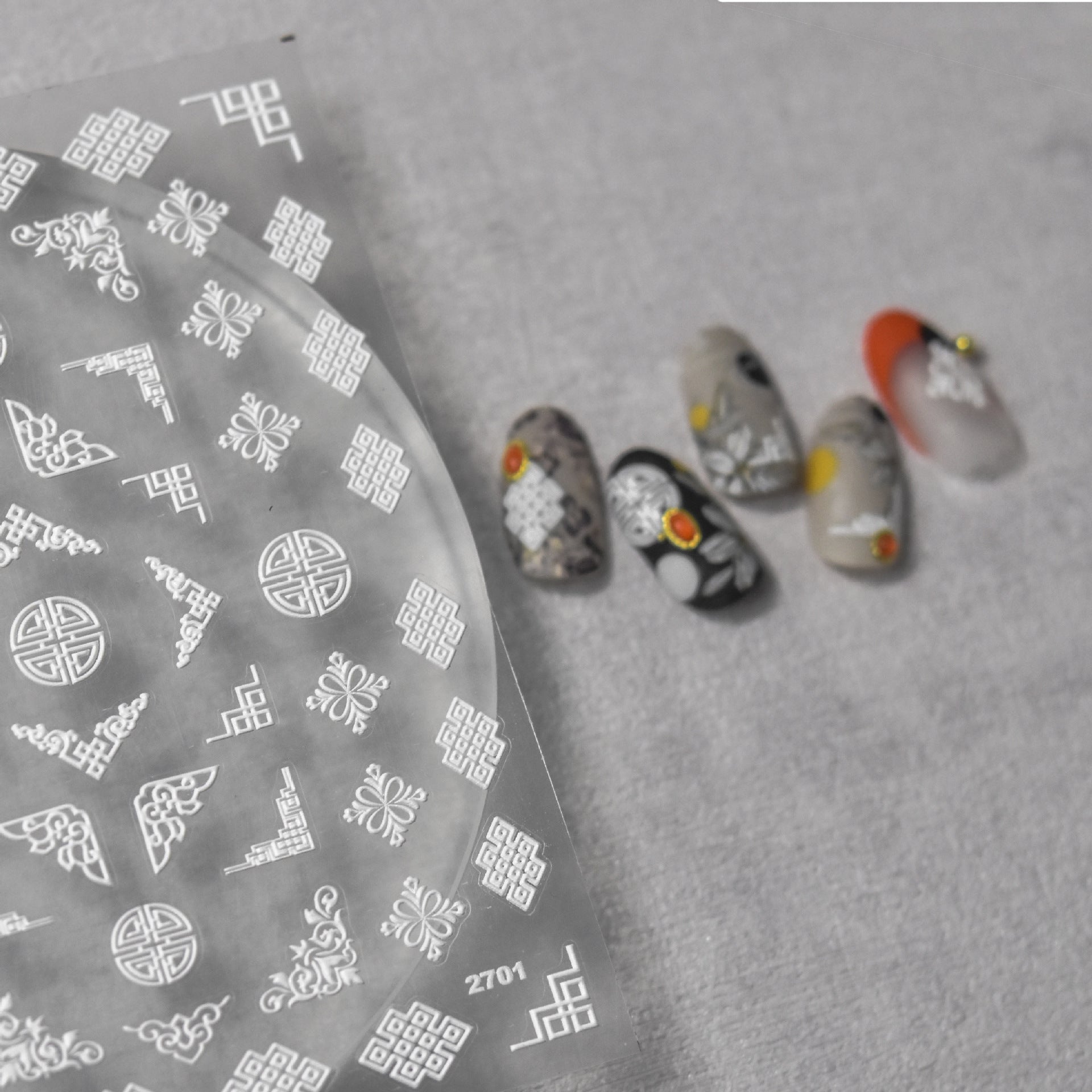 365nails: "Chinese Traditional Pattern" – nail art stickers