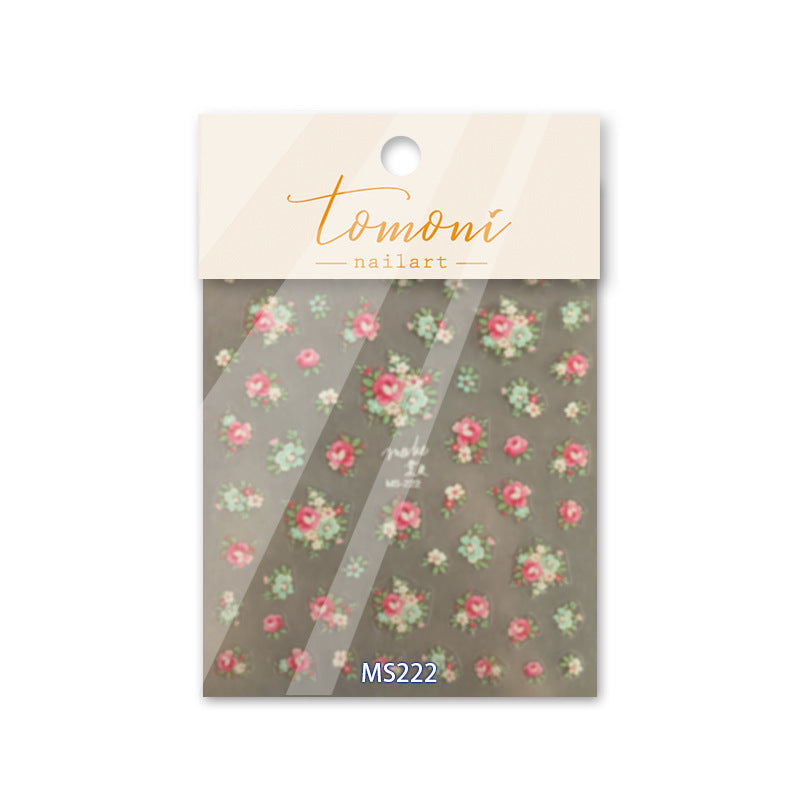 365nails: "Vintage Pink Rose" – nail art stickers