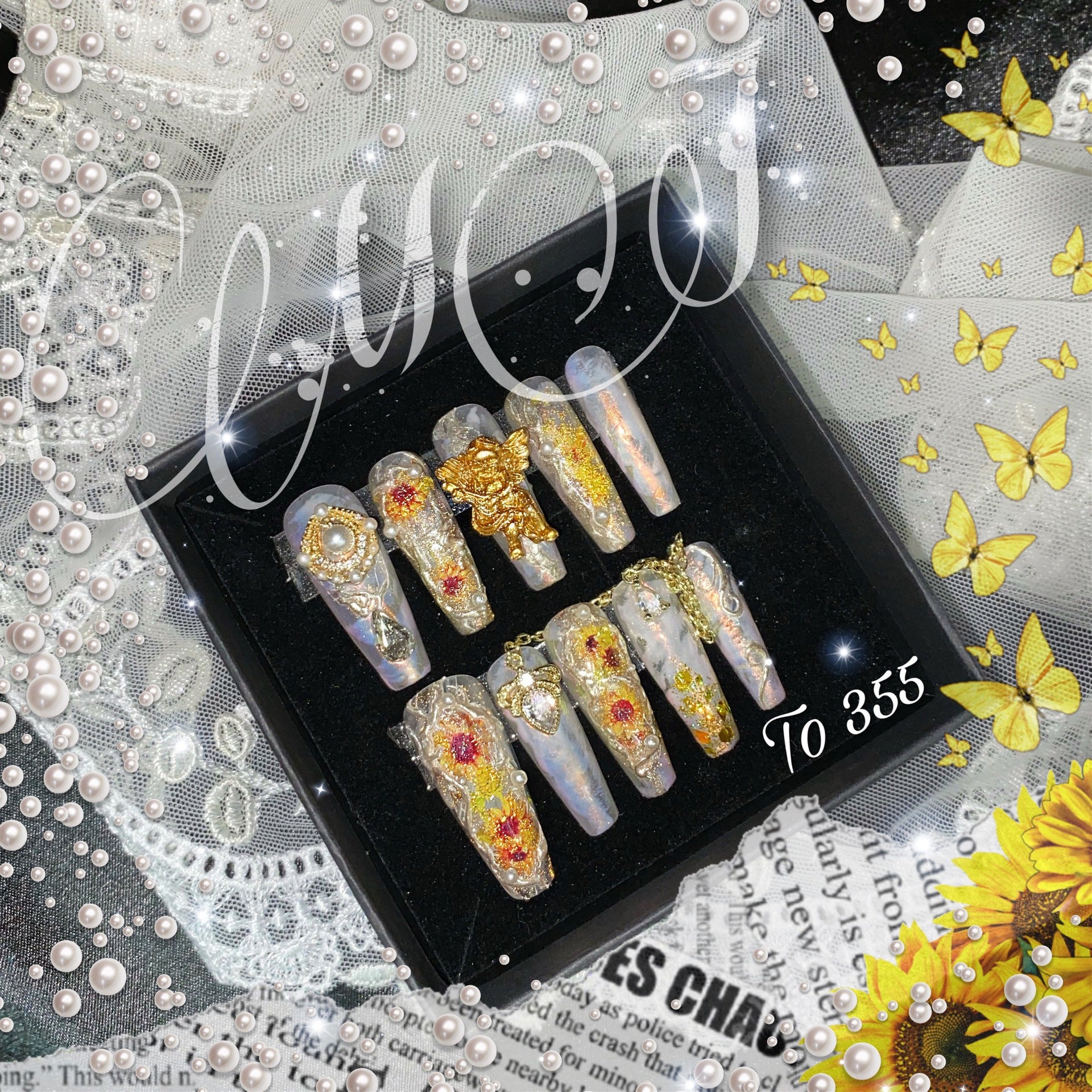 365nails: "Sunflower" – Nail Art Stickers