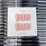 The Essential Solids | Medium Oval ｜Handmade Press-on Nails