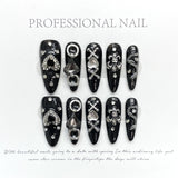 Tokyo Wear nails, Dark Mine, Dark Spice Girl Style Nail Art Handmade Finished Products | 365nails