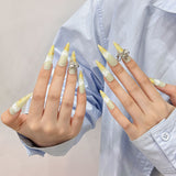 Pure handmade press on nails   nail art fake nails beauty | 365nails