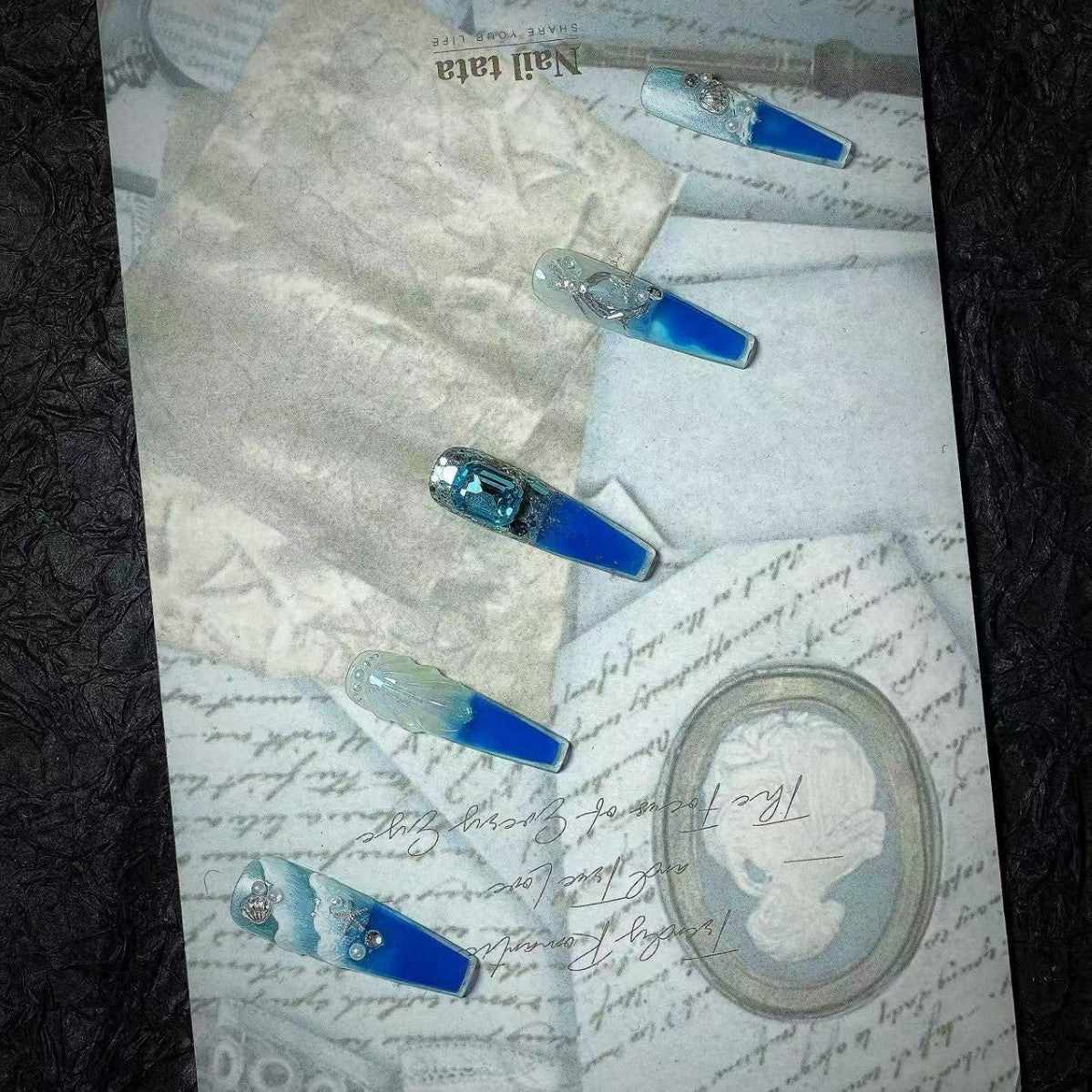 The Art Edit · Tidal Blue Neon