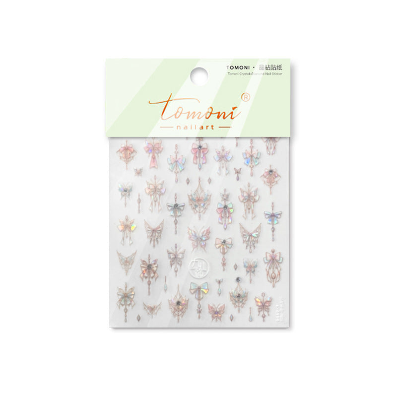 365nails: "iridescent crystal butterfly" – Nail Art Stickers