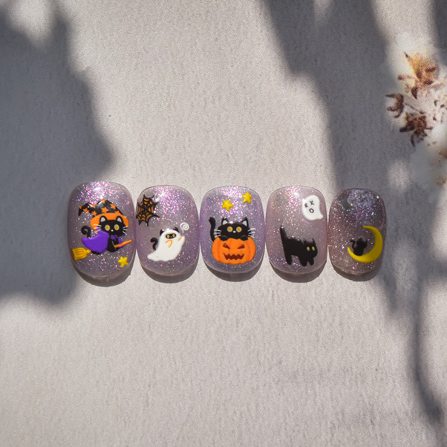 365nails: Icônes d'Halloween mignonnes – stickers pour ongles