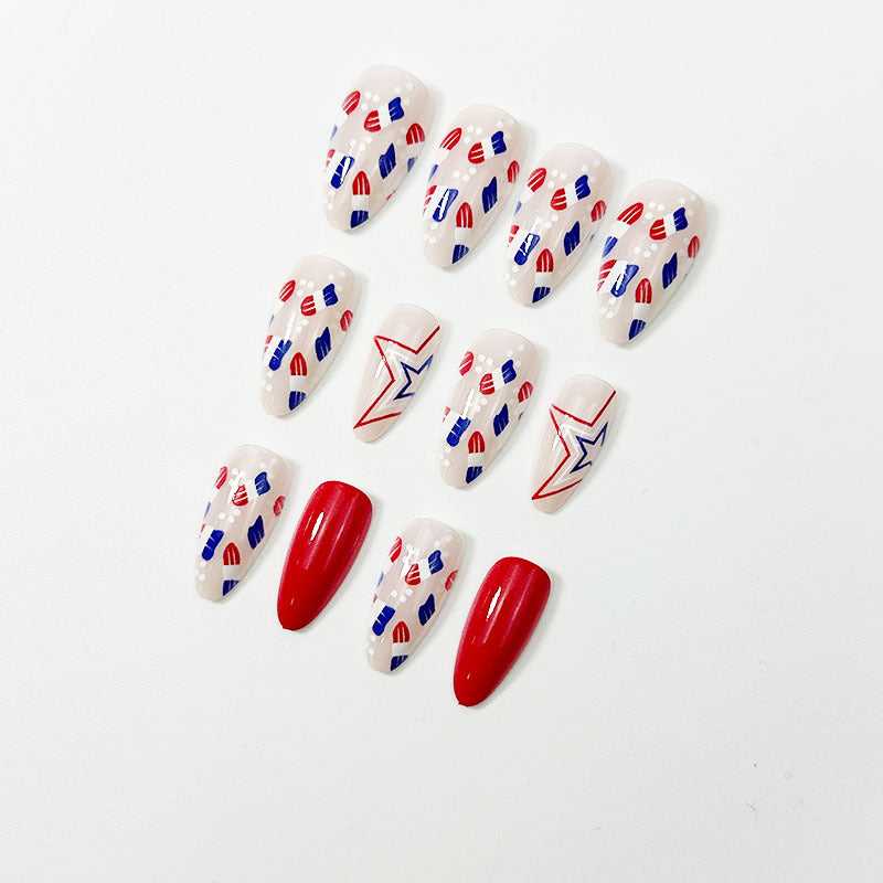 365nails: "Patriotic Stars"