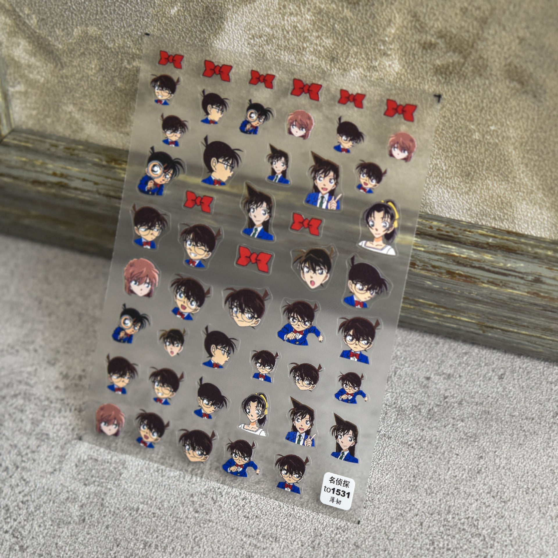 365nails: « personnage d'anime Detective Conan » – Autocollants pour ongles