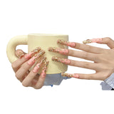 Pure handmade press on nails   nail art fake nails beauty | 365nails