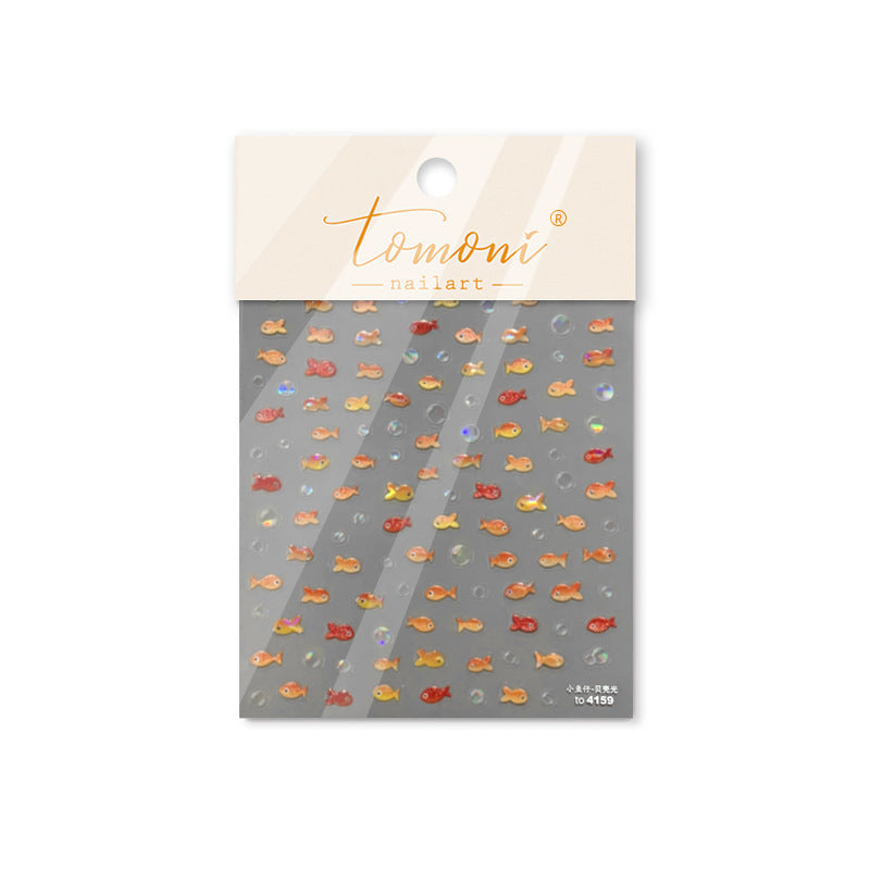 Pearl Shell Goldfish – Lucky Oriental Nail Art Set