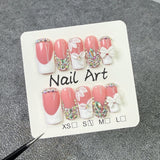 Crystal Bloom Series Press-On Nails