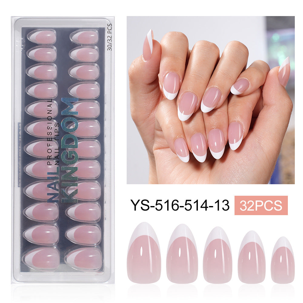 "Classic White French" - Timeless 32Pcs Press-On Nails Set