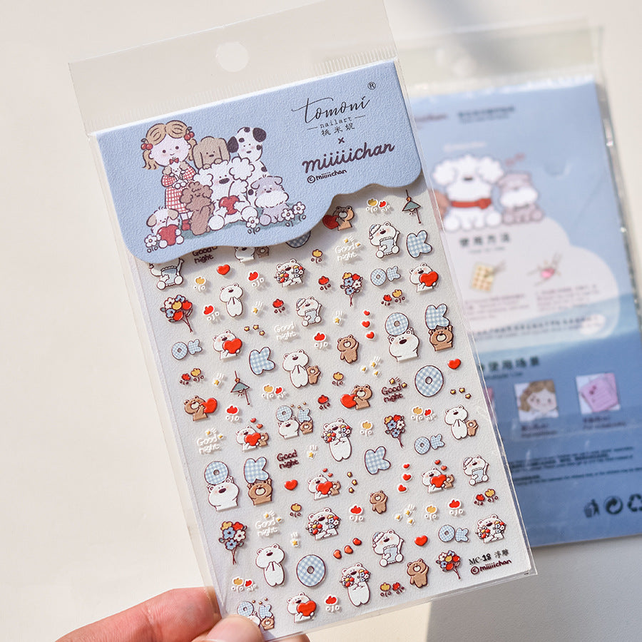 365nails: "Miiichan & Friends" – Nail Art Stickers