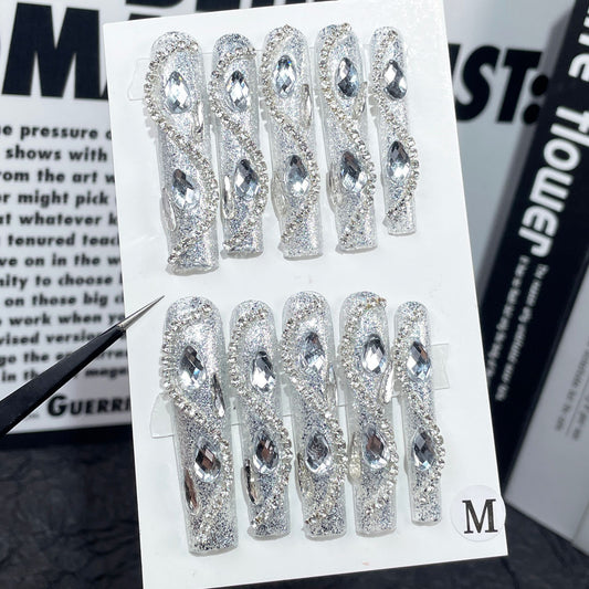 xplosiv handmad prss-on nails,  supr long watr pip  wholsal｜365nails
