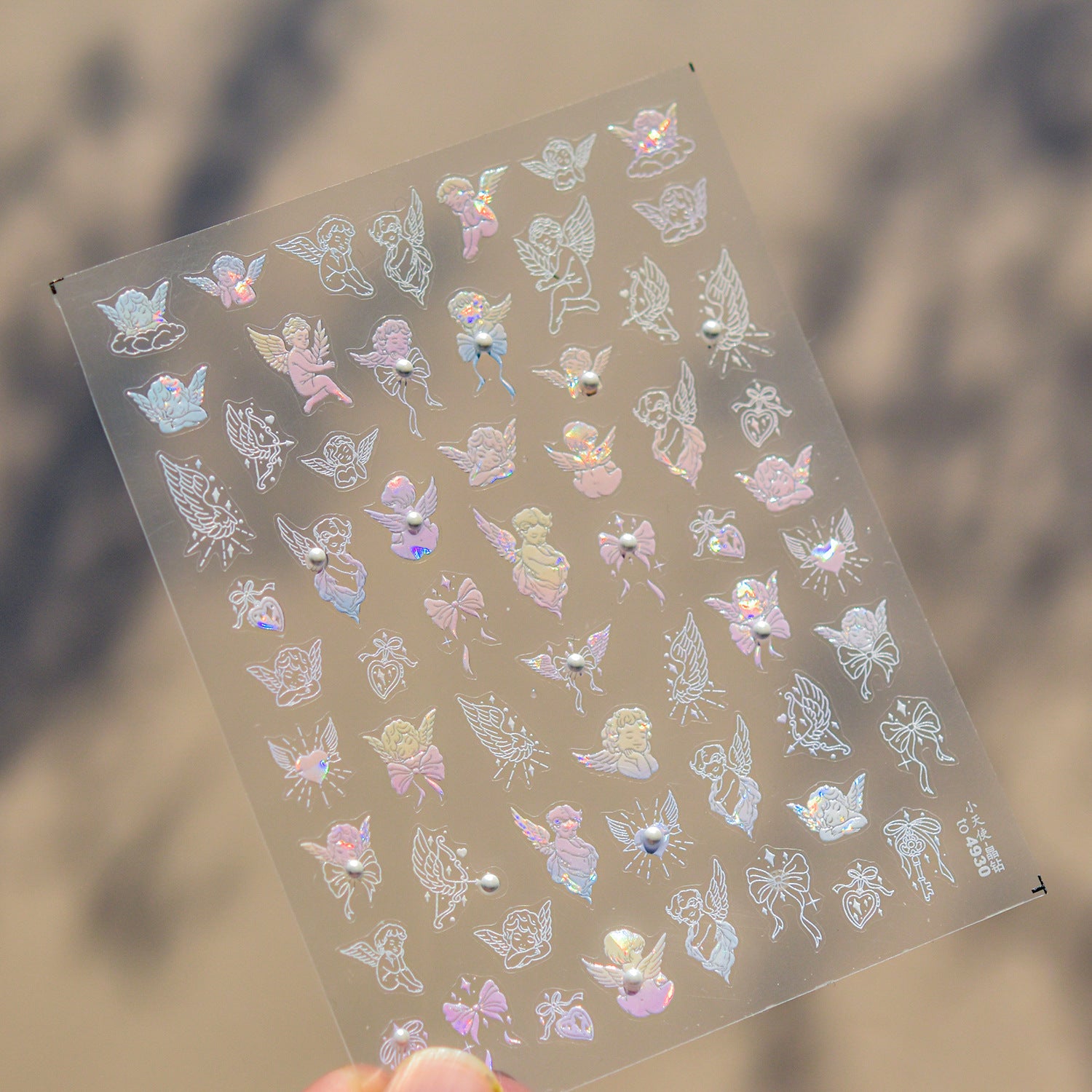 365nails: "Iridescent Crystal Butterfly" – nail art stickers