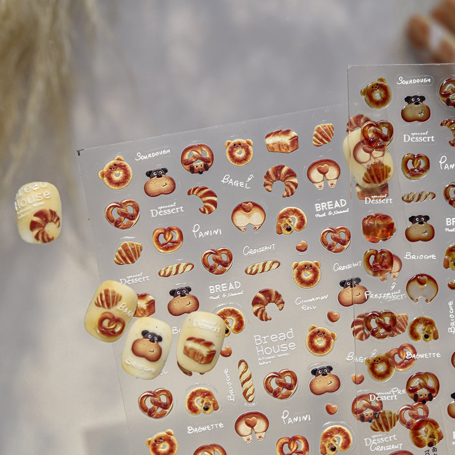 Bread House – Foodie Nail Art Accent Set