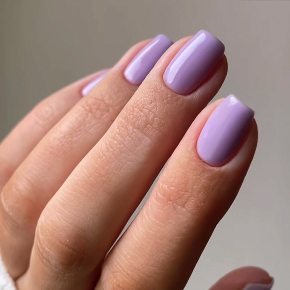 經典純色紅色短款方形穿戴甲 批發｜365nails