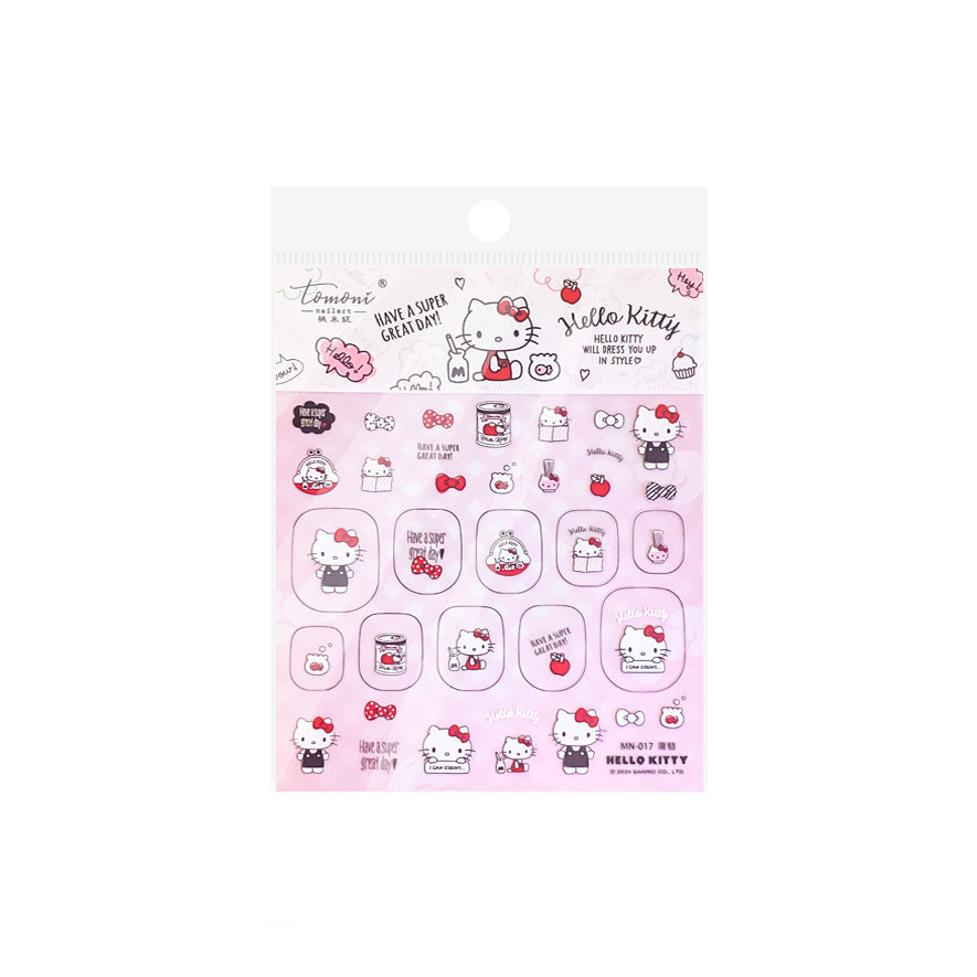365nails: "Hello Kitty 夏日海灘浮雕套組" – 美甲貼紙