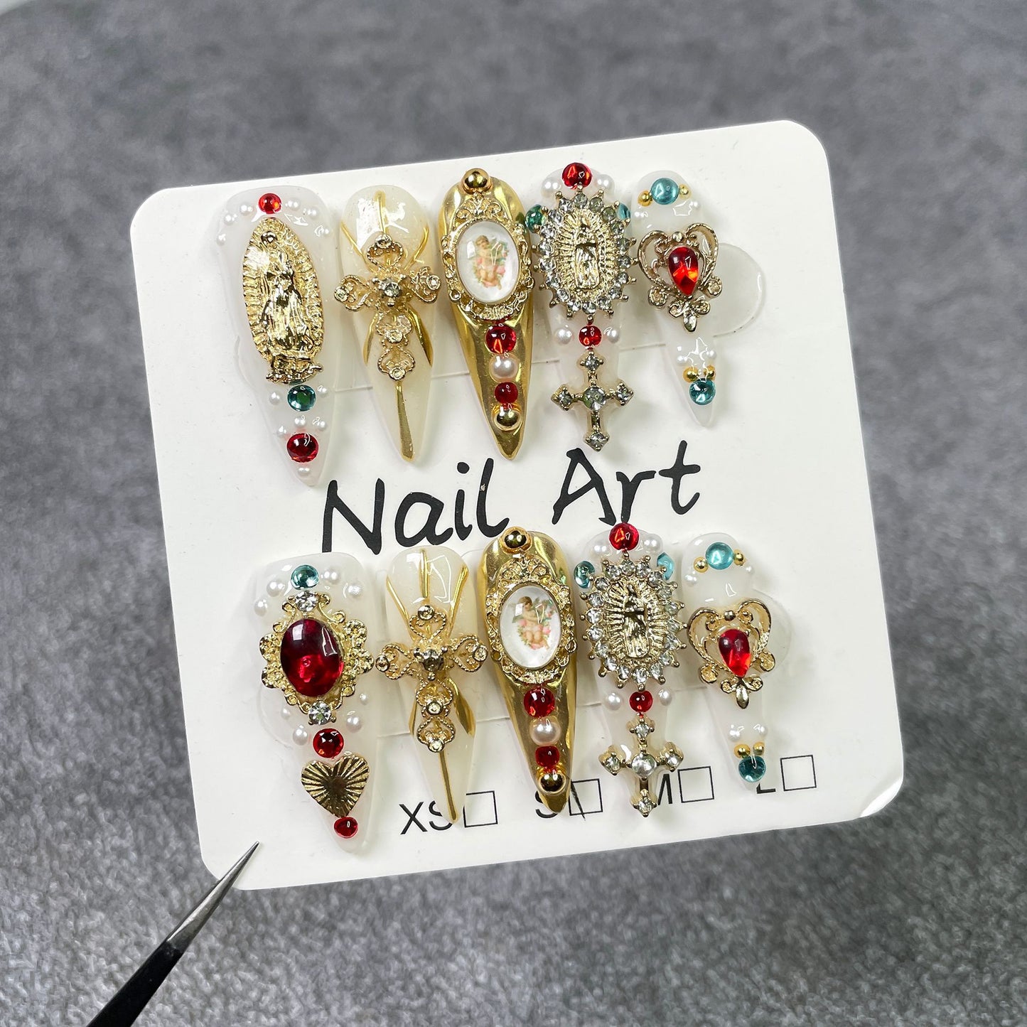 Baroque Holy Relic Series Press-On Nails