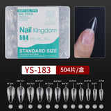 365nails 240PCS Cross-Border Bestseller | No-File Seamless Soft Gel Nail Tips (Half/Full Matte Options)