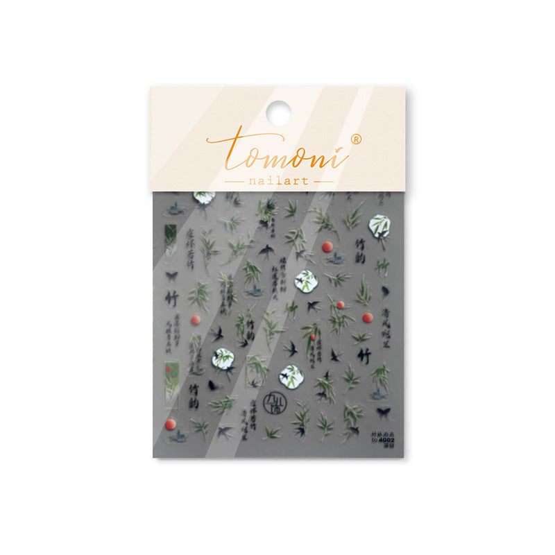 365nails: "Bamboo and Calligraphy" – nail art stickers