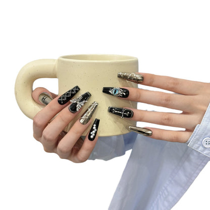 Pure handmade press on nails   nail art fake nails beauty | 365nails