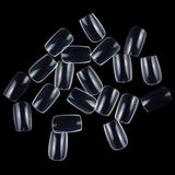 Nail Tips press on nails square stickers 500 pieces in bags, light and short, press on nails transparent fake nail patch manicure