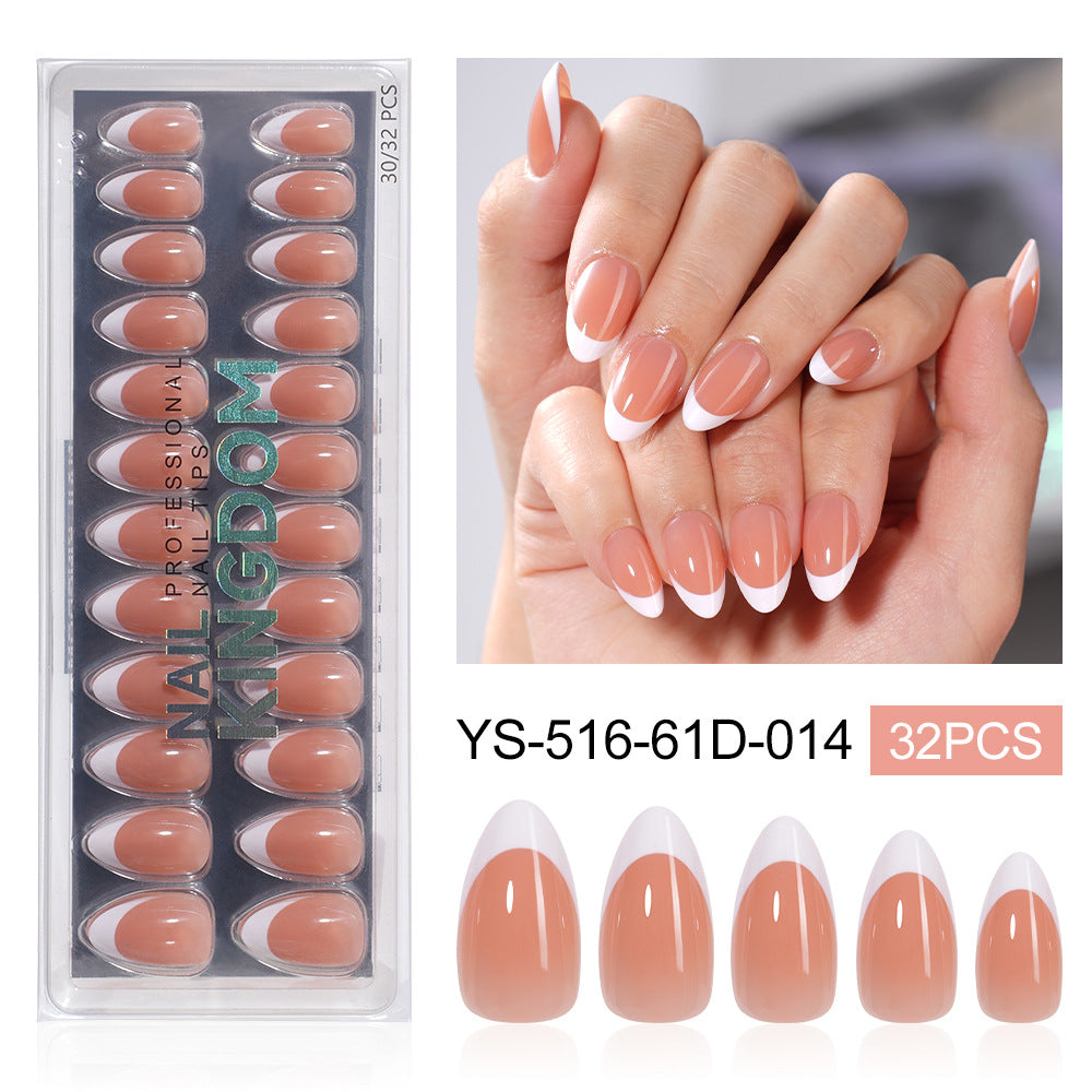 "Classic White French" - Timeless 32Pcs Press-On Nails Set