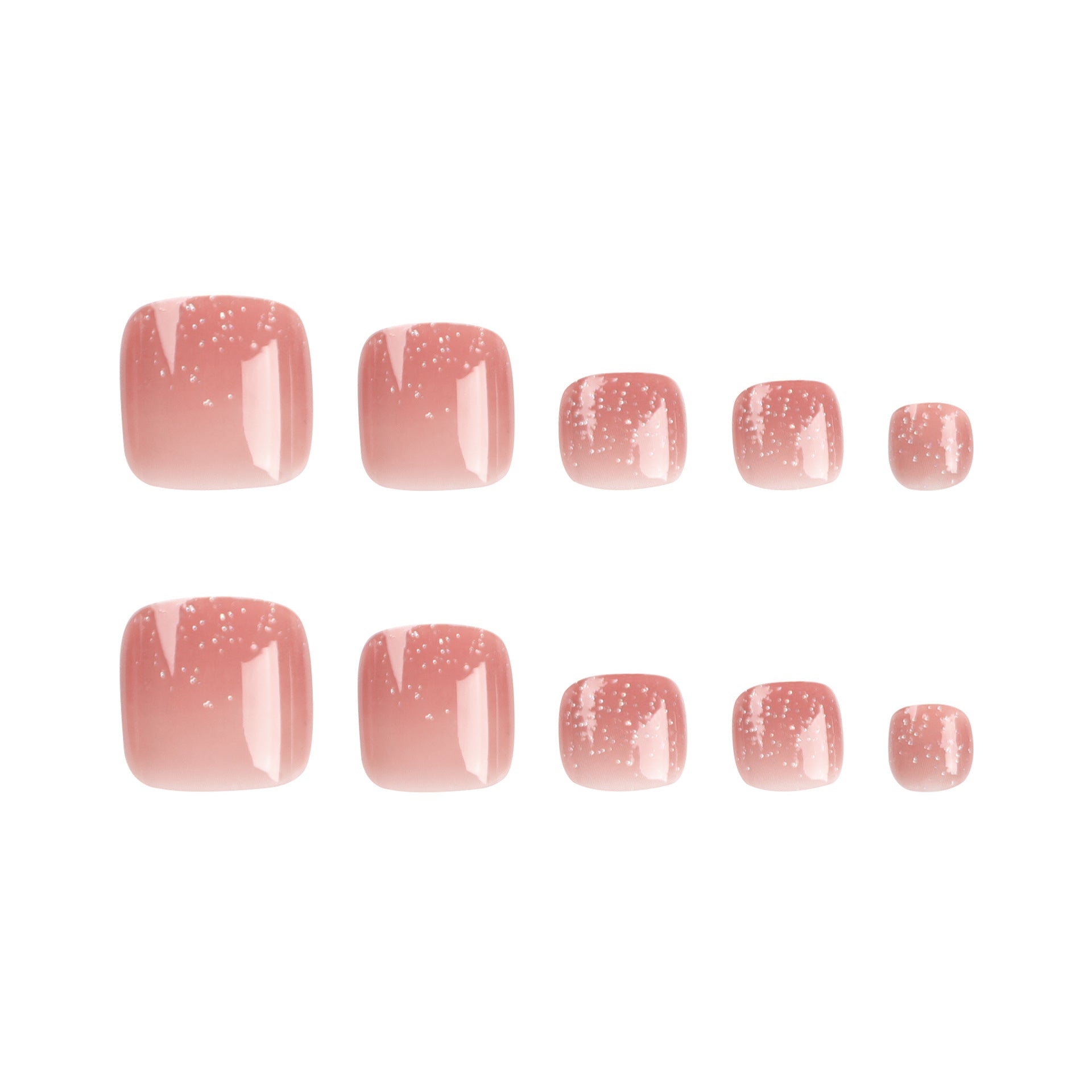 漸變純欲風 足趾貼 簡約 INS 風 白色可拆卸 足甲貼 批發｜365nails