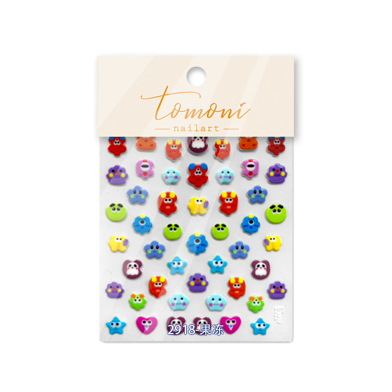 365nails: "petit monstre mignon" – Autocollants pour ongles