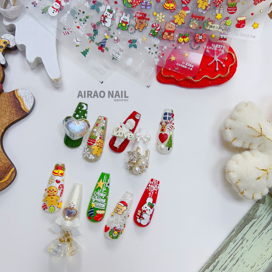Merry Christmas – Festive Nail Art Set