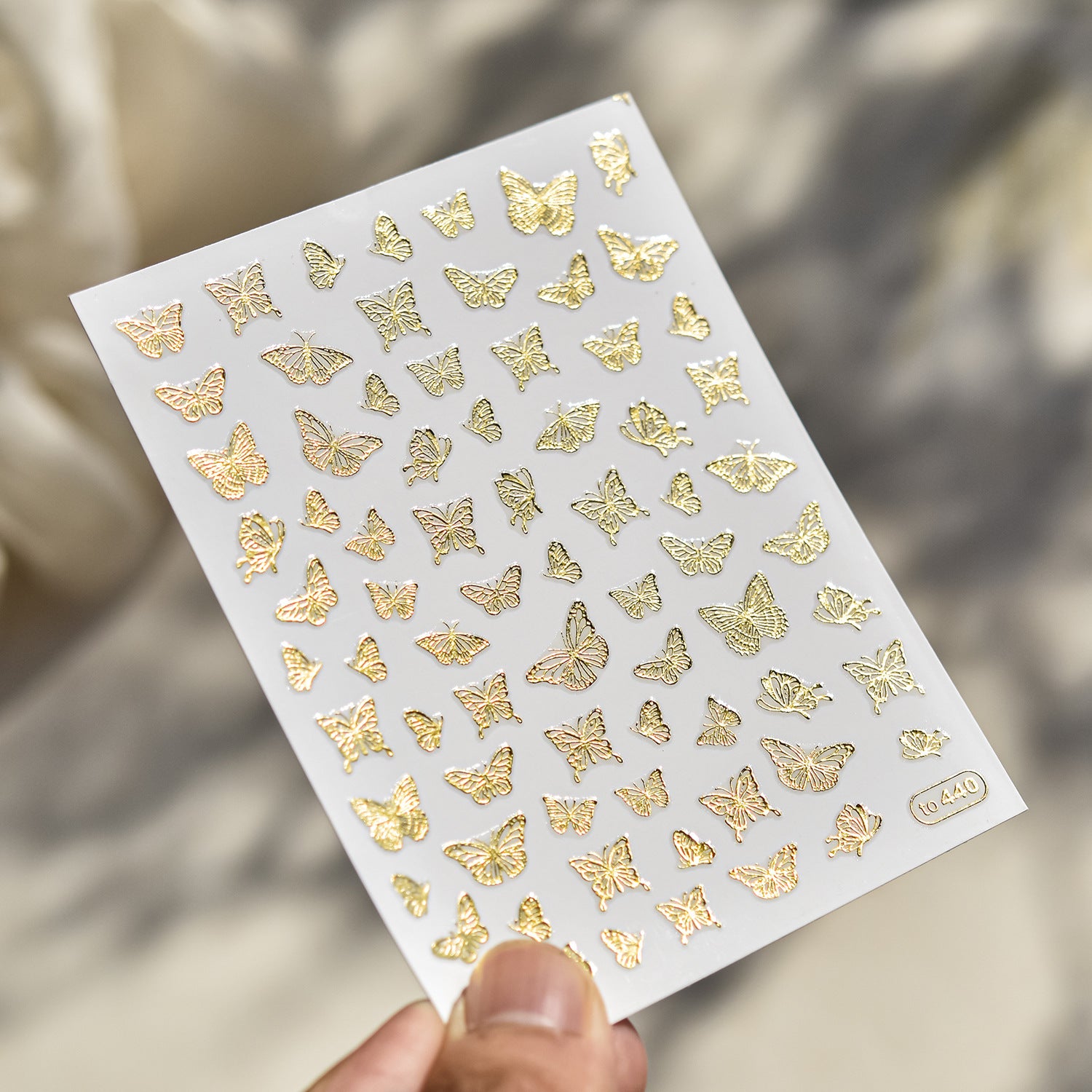 365nails: "Metallic Gold Rose" – nail art stickers