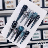 Extra Long 5.5cm Stiletto Press-On Nails Collection | Dozens of Styles | Reusable & Ready to Wear