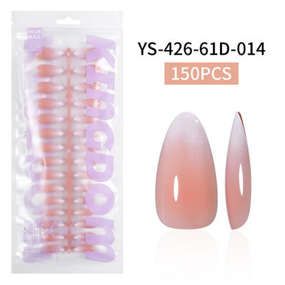 Nail Tips Europe and the United States  gradual change press on nails, simple water drop nail spray removable fake nail 150 pieces prefabricated nail
