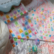 Sweet Candy: "Shell Shine" – 3D Embossed Nail Sticker