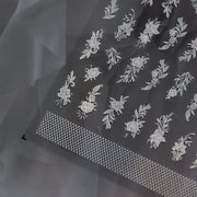 365nails 우아한 화이트 릴리 양각 네일 아트 스티커