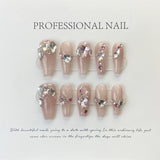 Mixed Holiday Elegant Short Long Press On Nail Set