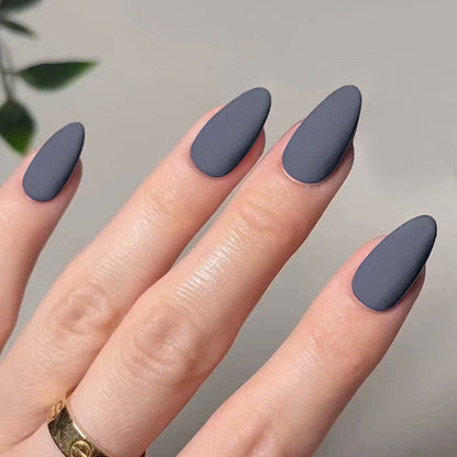 Factory direct sales solid color feel matte nail art wholesale nail art piece finished product press-on nails short nail piece nails｜365nails