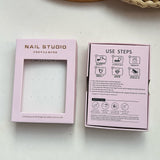 Luxury Foil Logo Window Press On Nail Box (MOQ=20)