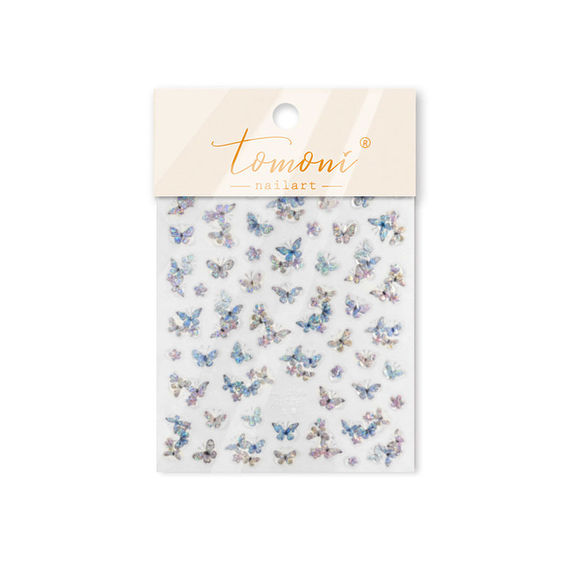 365nails: "jelly iridescent mini butterfly" – Nail Art Stickers