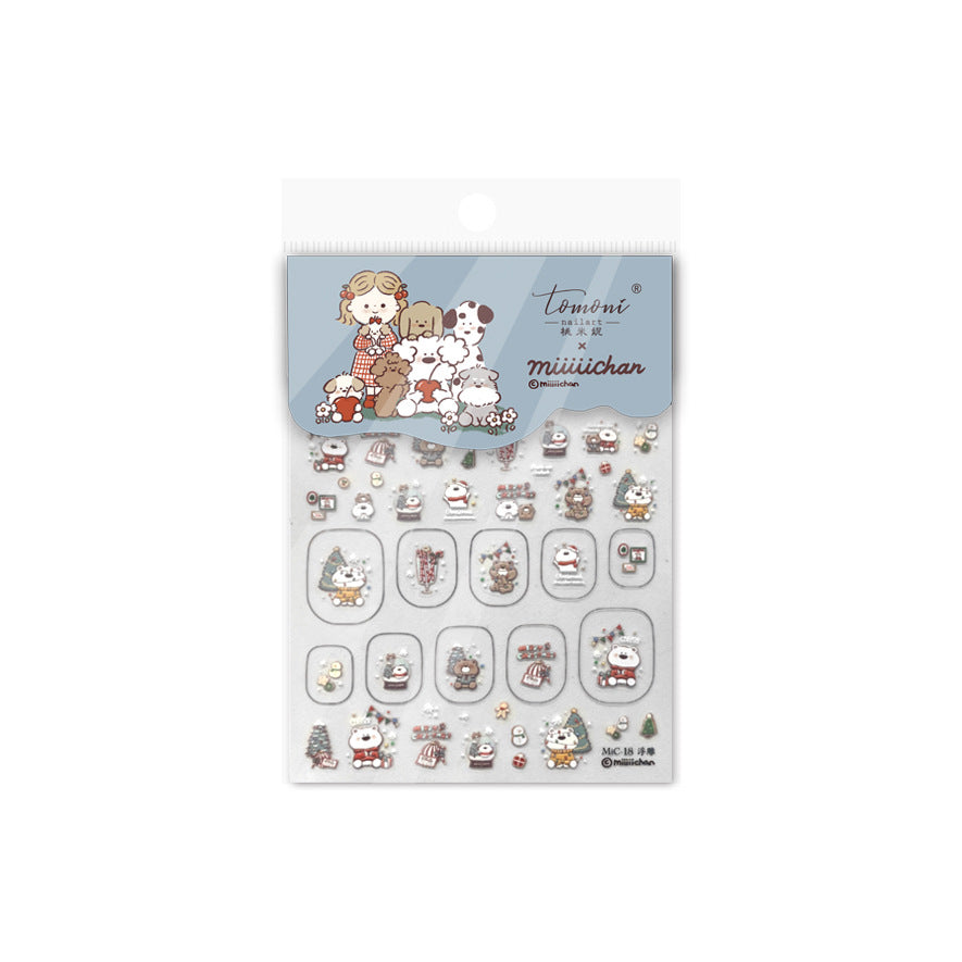365nails: "Miiiichan Winter Friends" – nail art stickers