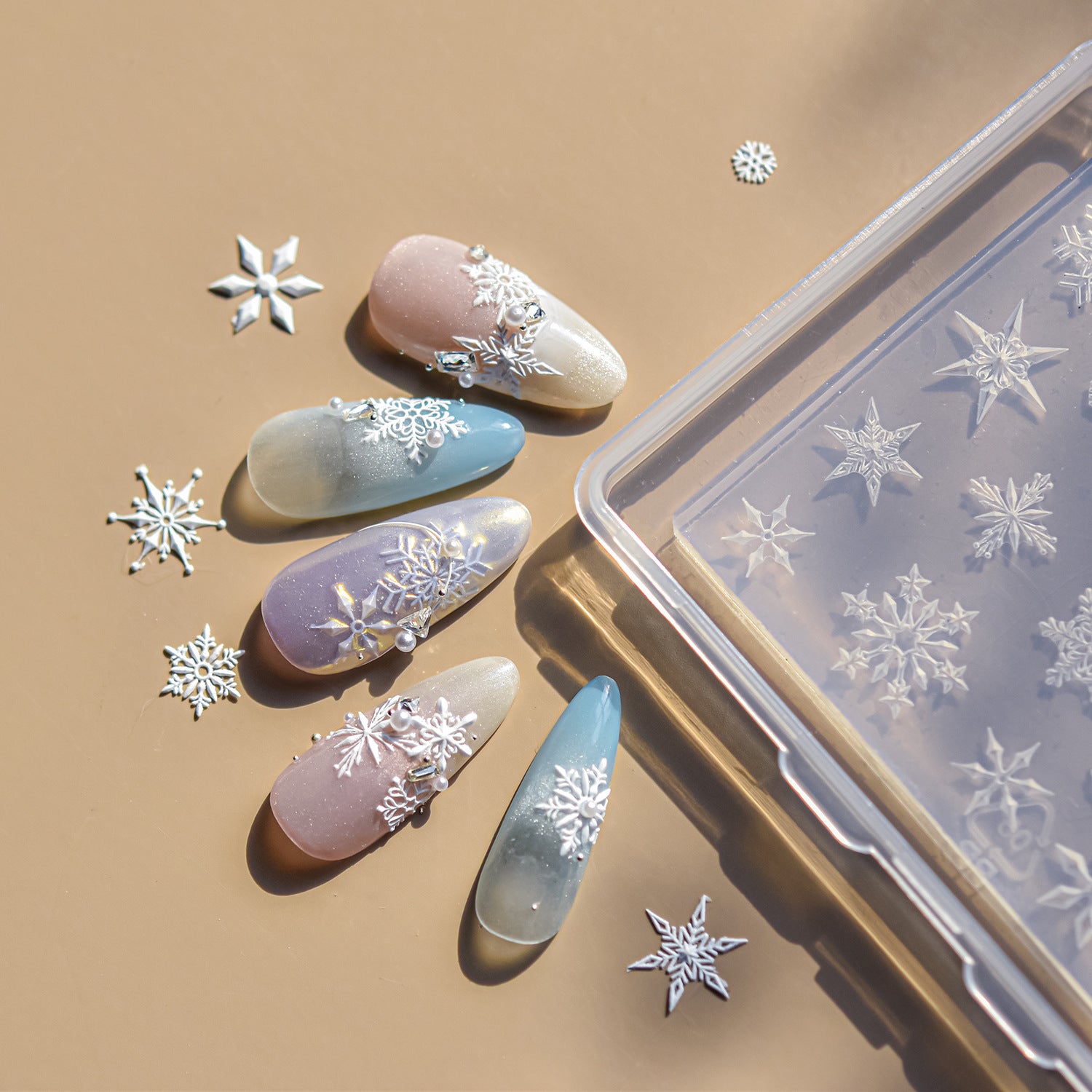 365nails: "Snowflake Silicone Mold" – nail art stickers