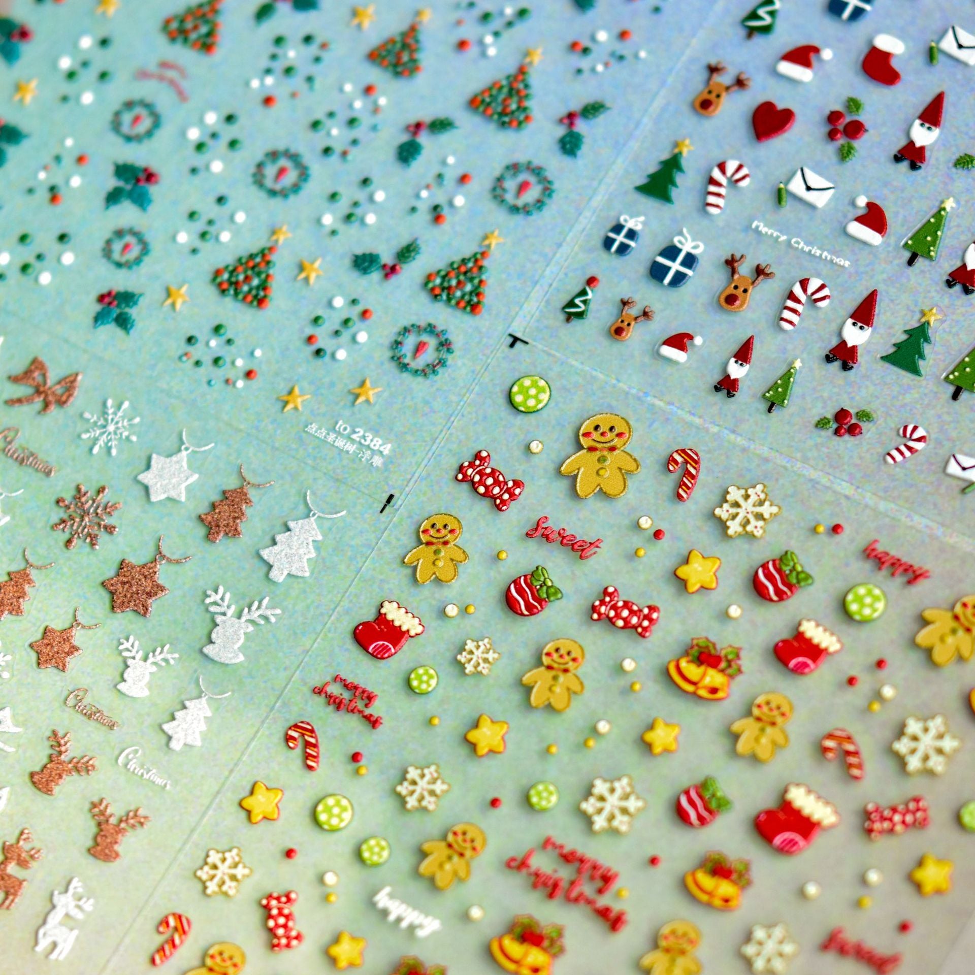 Merry Christmas – Festive Nail Art Set