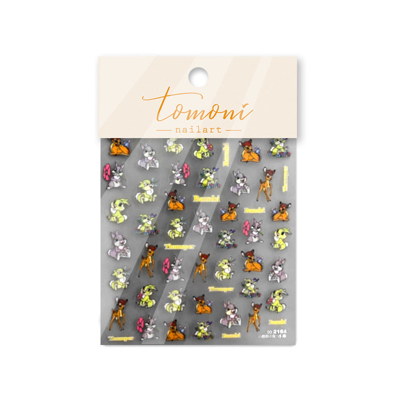 365nails: "Bambi & Thumper Cute Character" – Nail Art Stickers