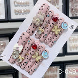 Extra Long 5.5cm Water Pipe Press-On Nails | Handmade Collection | Round Shape