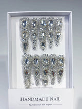 Full Crystal Extra Long Press On Nails
