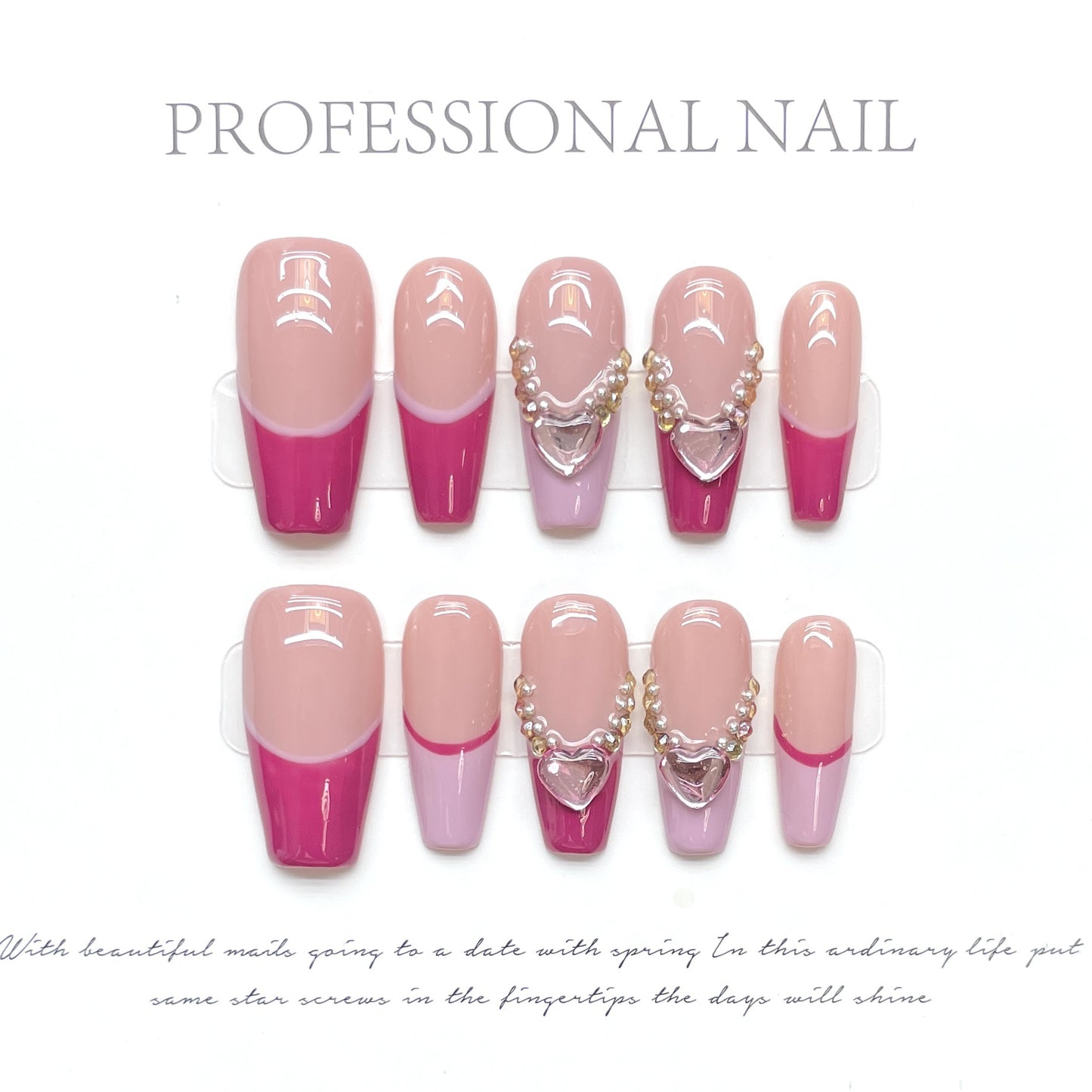 Mixed Stylish Short Medium Press On Nails Collection