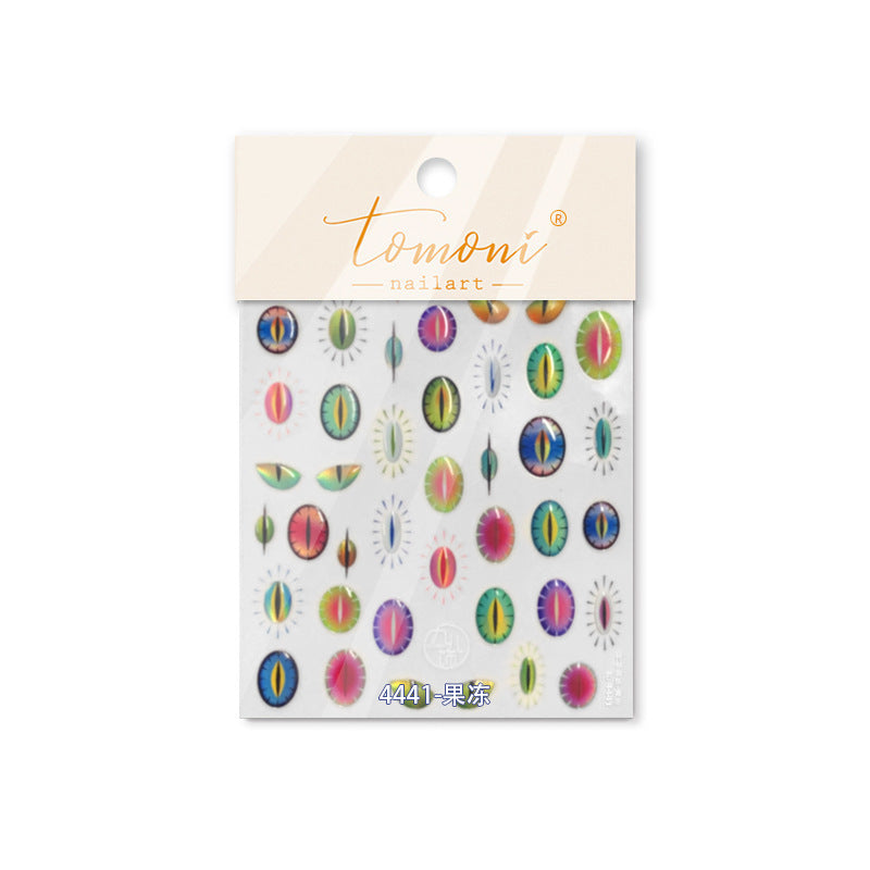 365nails : « Jelly Holographic Fire Sprite & Fireworks » – Autocollants pour ongles