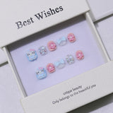 Children's special cute cartoon nail art 3-12 years old girls and children nail art film