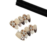 handmade press on nails Wear Female Flower Three-dimensional Nail Art | 365nails