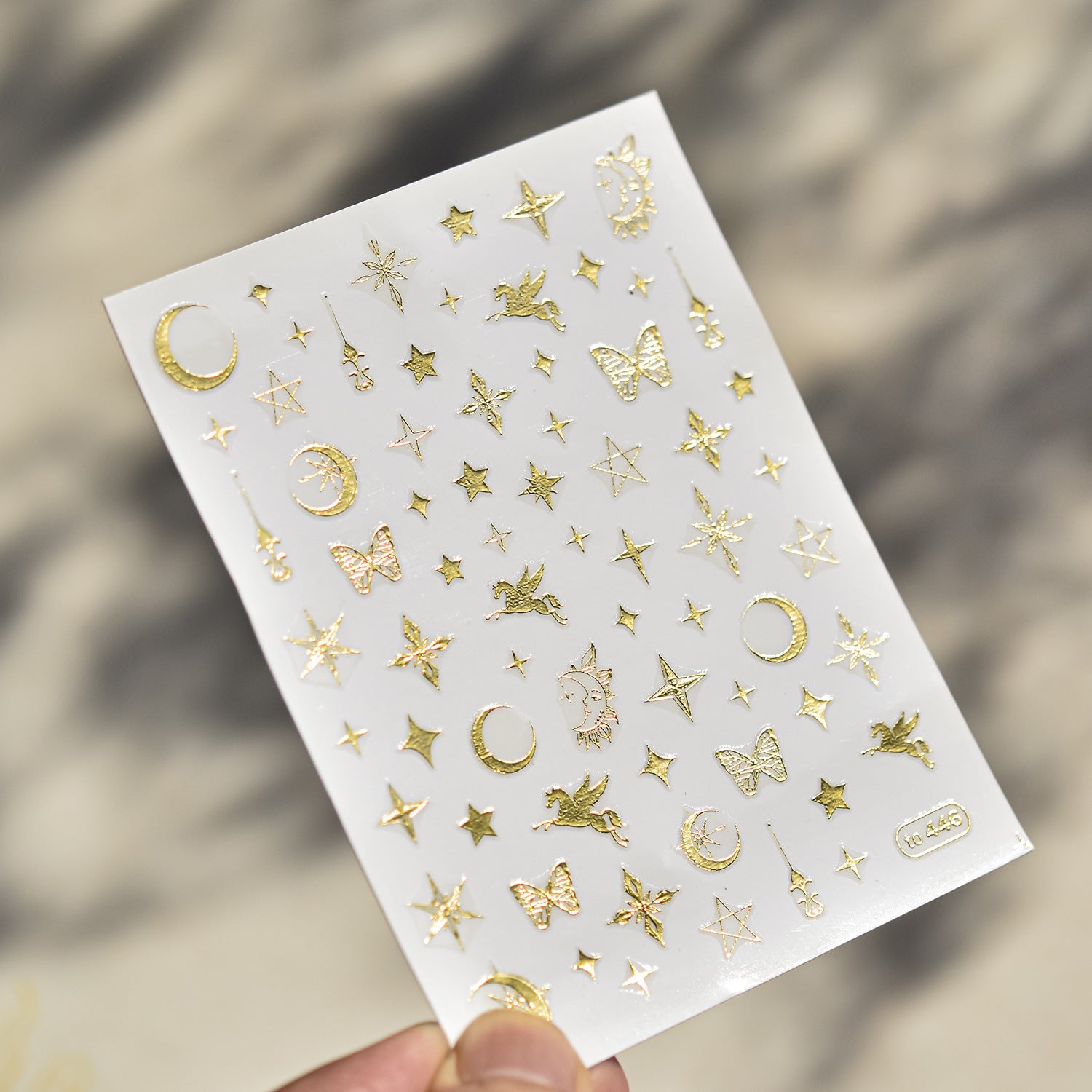 365nails: "Metallic Gold Rose" – nail art stickers